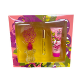 Betsey Johnson 3PCS Gift Set - 30ML EDP Spray + 75ML Body Lotion + 10ML Roller Ball (Women)